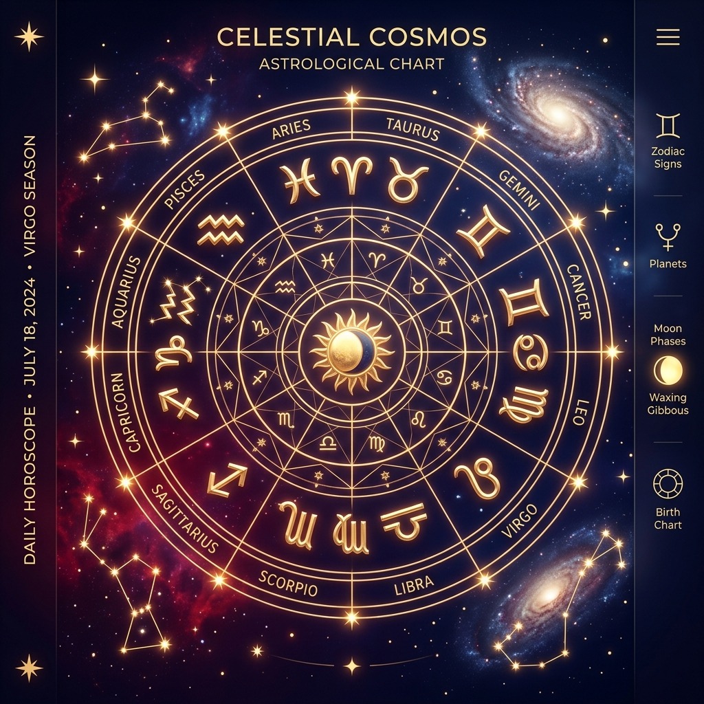 Celestial Astrological Background